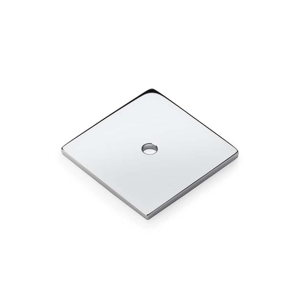 Alexander and Wilks Quantock Square Backplate - Polished Chrome - AW893-38-PC - Choice Handles