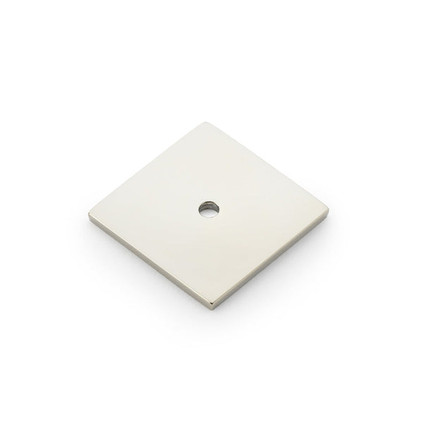 Alexander and Wilks Quantock Square Backplate - Polished Nickel PVD - AW893-38-PN - Choice Handles