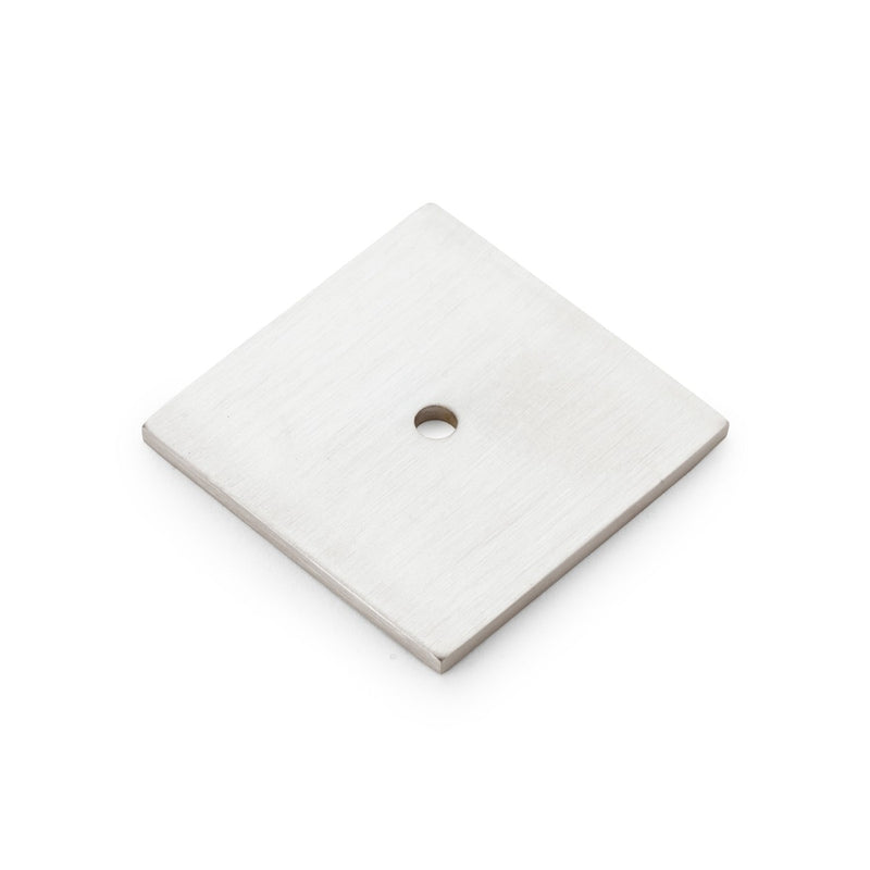 Alexander and Wilks - Bullion Square Backplate - Polished Nickel - AW894-45-PN - Choice Handles