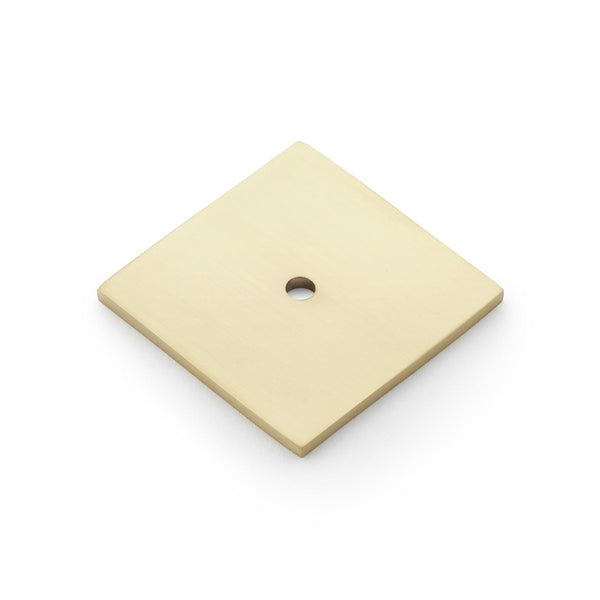 Alexander and Wilks - Bullion Square Backplate - Satin Brass PVD - AW894-45-SBPVD - Choice Handles