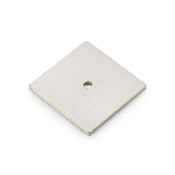 Alexander and Wilks - Bullion Square Backplate - Satin Nickel - AW894-45-SN - Choice Handles