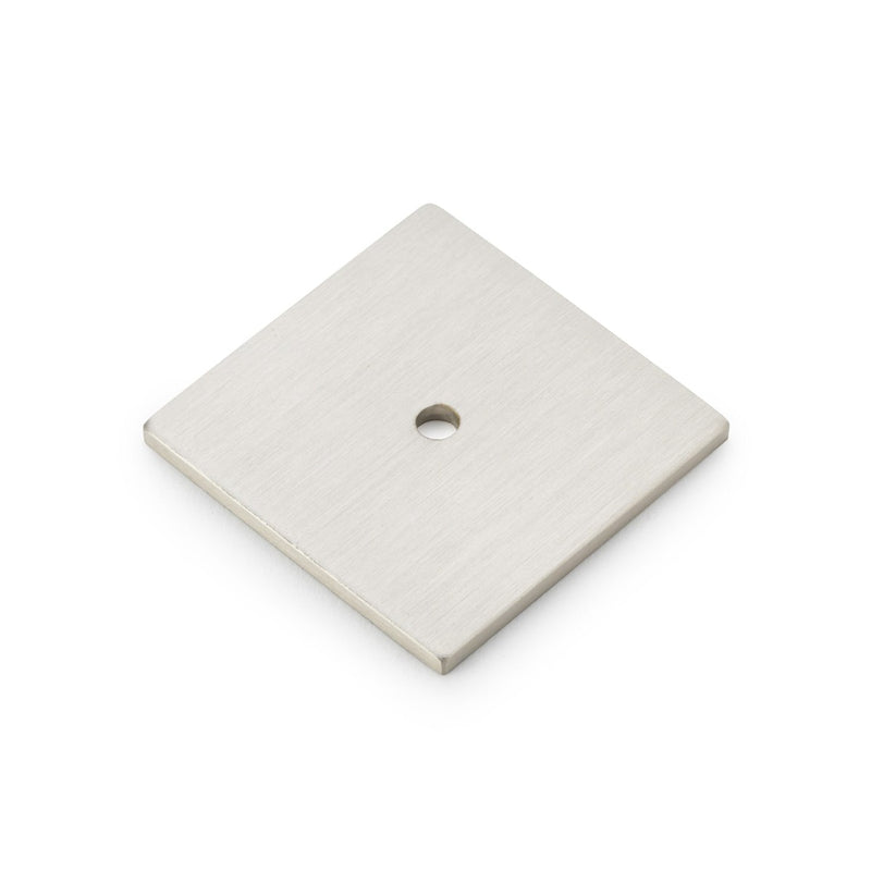 Alexander and Wilks - Bullion Square Backplate - Satin Nickel - AW894-45-SN - Choice Handles