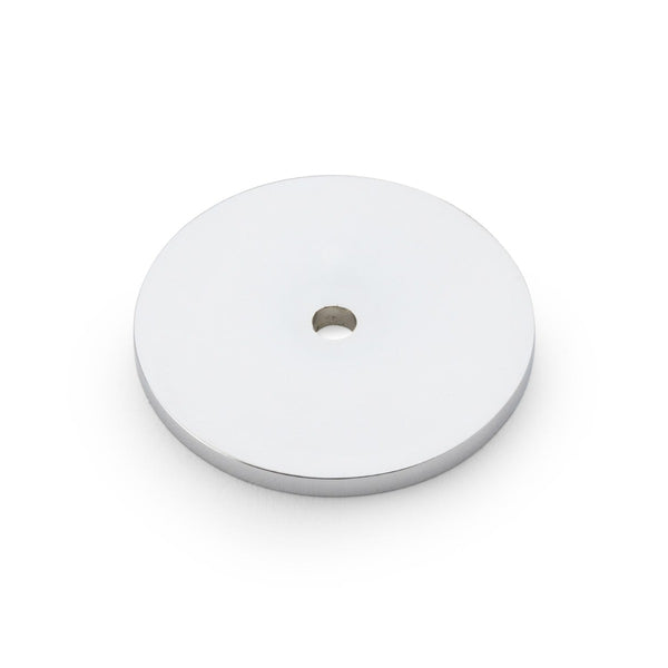 Alexander and Wilks - Circular Backplate - Polished Chrome - Diameter 40mm - AW895-40-PC - Choice Handles