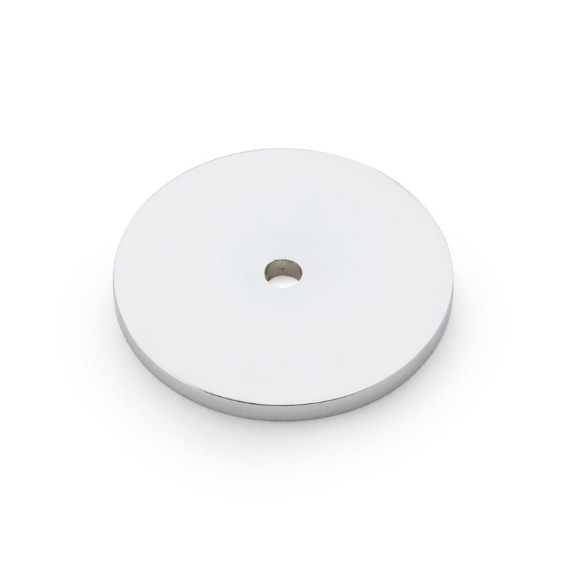 Alexander and Wilks - Circular Backplate - Polished Chrome - Diameter 40mm - AW895-40-PC - Choice Handles
