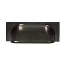 Alexander and Wilks - Quantock Cup Pull Handle - Black PVD - Centers 96mm - AW905BLPVD - Choice Handles