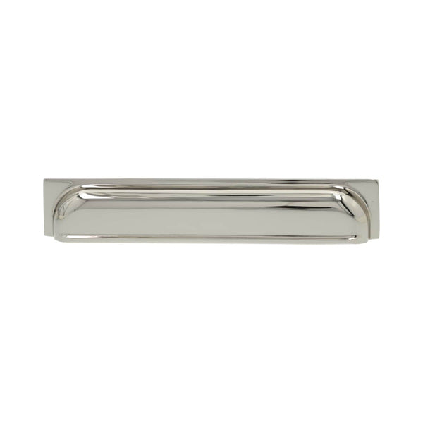 Alexander and Wilks - Quantock Cup Pull Handle - Polished Nickel - Centres 203mm AW906PN - Choice Handles