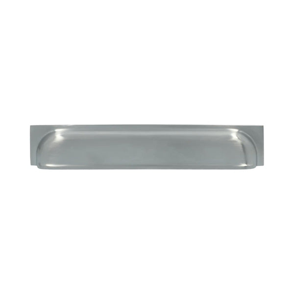 Alexander and Wilks - Quantock Cup Pull Handle - Satin Chrome - Centres 203mm - AW906SC - Choice Handles