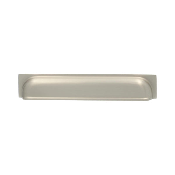 Alexander and Wilks - Quantock Cup Pull Handle - Satin Nickel - Centres 203mm - AW906SN - Choice Handles