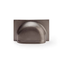 Alexander and Wilks - Quantock Cup Pull Handle - Dark Bronze PVD - Centres 40mm - AW907DBZPVD - Choice Handles