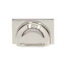 Alexander and Wilks - Quantock Cup Pull Handle - Polished Nickel - Centres 40mm - AW907PN - Choice Handles