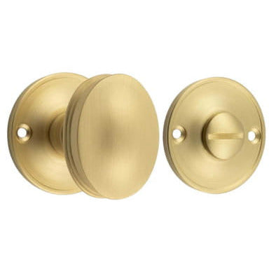 Frelan - Burlington Berkely & Bloomsbury 40mm Bathroom Turn & Release - Satin Brass - BUR120SB - Choice Handles