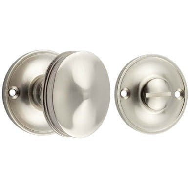 Frelan - Burlington Berkely & Bloomsbury 40mm Bathroom Turn & Release - Satin Nickel - BUR120SN - Choice Handles