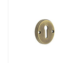 Burlington - 40mm Westbourne Standard Key Escutcheon - Antique Brass - BUR182AB - Choice Handles