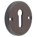 Burlington - 40mm Westbourne Standard Key Escutcheon - Dark Bronze  - BUR182DB - Choice Handles