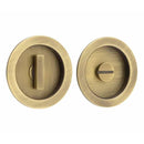 Burlington - 5x12mm Antique Brass Round Concealed Turn and Release - Antique Brass - BUR216AB - Choice Handles