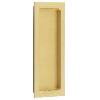 Burlington - Rectangular Flush Pull Handle - Satin Brass - BUR225SB - Choice Handles