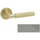 Burlington - Piccadilly Lever on Rose - Satin Brass - BUR40SB - Choice Handles