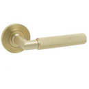 Burlington - Piccadilly Lever on Rose - Satin Brass - BUR40SB - Choice Handles