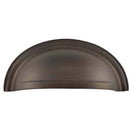 Burlington - 95x40mm Cup Drawer Pull - Antique Brass - BUR423AB - Choice Handles