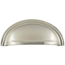Burlington - 95x40mm Cup Drawer Pull - Satin Nickel - BUR423SN - Choice Handles