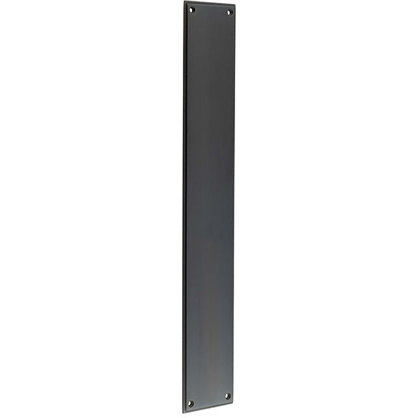 Frelan - Burlington Raised Fingerplate 450mm x 75mm - Dark Bronze - BUR778DB - Choice Handles
