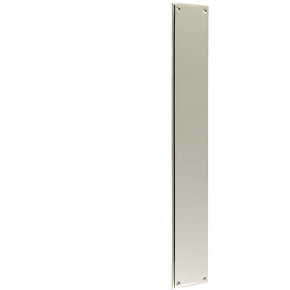 Frelan - Burlington Raised Fingerplate 450mm x 75mm - Polished Nickel - BUR778PN - Choice Handles