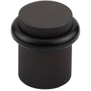 Frelan - Burlington Knurled Floor Mounted Doorstop - Dark Bronze - BUR964DB - Choice Handles