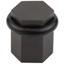 Frelan - Burlington Hexagonal Floor Mounted Doorstop - Dark Bronze - BUR965DB - Choice Handles