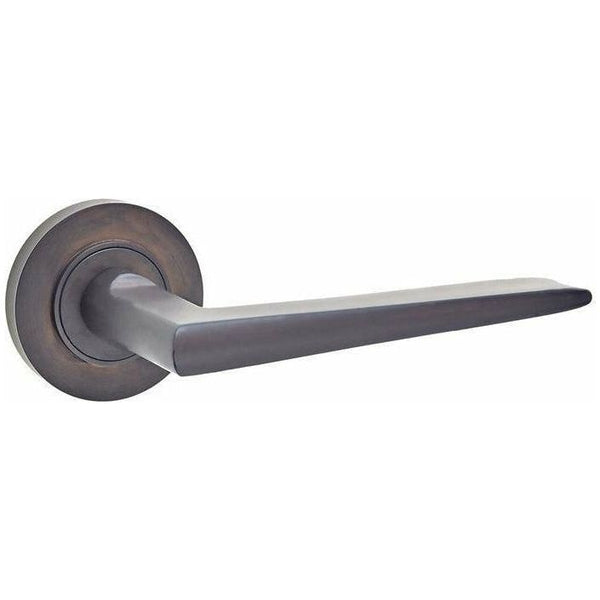 Burlington - Mayfair Lever on Rose - Dark Bronze - BUR10DB - Choice Handles