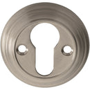 Carlisle Brass - Delamain Euro Profile Escutcheon - Satin Nickel - DK1SN - Choice Handles