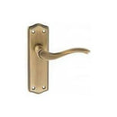 Atlantic Old English Warwick Latch Lever on Backplate - Matt Antique Brass - OE178LMAB - Choice Handles