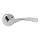 Atlantic - Eco Aqua Aluminium Lever on Round Rose - Polished Chrome  - ECO20PC - Choice Handles