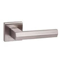 Atlantic - Senza Pari Davoli Designer Lever on Flush Square Rose - Satin Nickel - SP216SN - Choice Handles