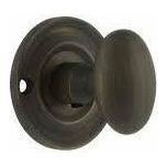 Atlantic Old English Solid Brass Oval WC Turn and Release - Urban Bronze - OEOWCUB - Choice Handles