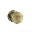 Atlantic Old English Harrogate Solid Brass Mushroom Mortice Knob on Concealed Fix Rose - Matt Antique Brass - OE58MMKMAB - Choice Handles