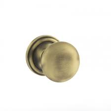 Atlantic Old English Harrogate Solid Brass Mushroom Mortice Knob on Concealed Fix Rose - Matt Antique Brass - OE58MMKMAB - Choice Handles