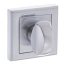 Atlantic STATUS WC Turn and Release on Square Rose - Satin Chrome - S2WCSSC - Choice Handles