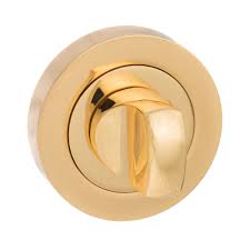 Atlantic Mediterranean WC Turn and Release on Round Rose - Polished Brass - MWCBP - Choice Handles