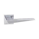 Atlantic Forme Naxos Designer Lever on Minimal Square Rose - Polished Chrome - FMS215PC - Choice Handles