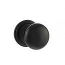 Atlantic Old English Harrogate Solid Brass Mushroom Mortice Knob on Concealed Fix Rose - Matt Black - OE58MMKMB - Choice Handles