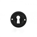 Atlantic Old English Solid Brass Open Key Hole Escutcheon - Matt Black - OERKEMB - Choice Handles