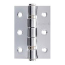 Atlantic Ball Bearing Hinges 3" x 2" x 2mm - Polished Stainless Steel - A2H322PSS - Pair - Choice Handles