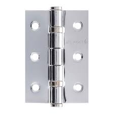 Atlantic Ball Bearing Hinges 3" x 2" x 2mm - Polished Stainless Steel - A2H322PSS - Pair - Choice Handles