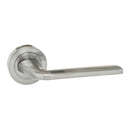 Atlantic - Eco Surf Aluminium Lever on Round Rose - Satin Chrome  - ECO60SC - Choice Handles