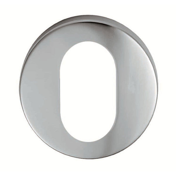 Eurospec - Oval profile Escutcheon - Satin Anodised Aluminium - ESU9005SAA - Choice Handles
