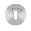 Carlisle Brass - Lock Escutcheon - Satin Chrome - EUL002SC - Choice Handles