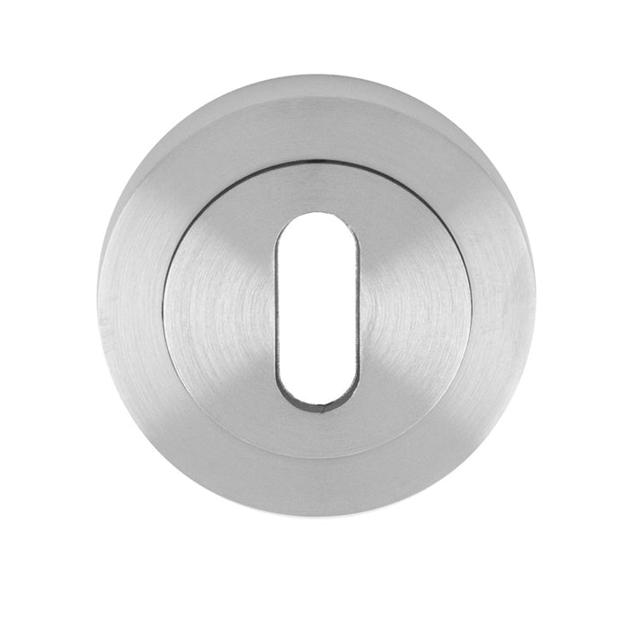 Carlisle Brass - Lock Escutcheon - Satin Chrome - EUL002SC - Choice Handles