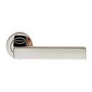 Carlisle Brass - Sasso Lever on Rose - Polished Nickel - EUL010PN - Choice Handles