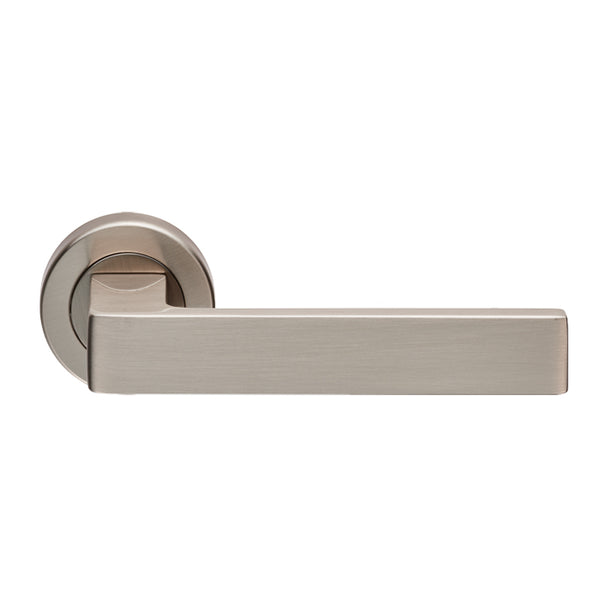 Carlisle Brass - Sasso Lever on Rose - Satin Nickel - EUL010SN - Choice Handles