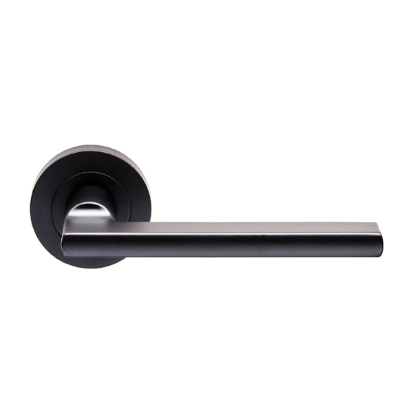 Carlisle Brass - Trentino Lever on Rose - Matt Black - EUL030MB - Choice Handles